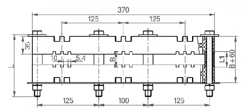 Шинодержатель ШНП-3-5х30