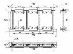 Шинодержатель ШН-10х120-2-3-100-П1-УХЛ3