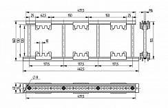 Шинодержатель ШН-10х120-2-3-150-Н1-УХЛ3