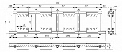 Шинодержатель ШН-10х100-3-4-150-Н2-УХЛ3