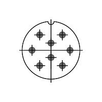 Розетка ШР32ПК8ЭГ3