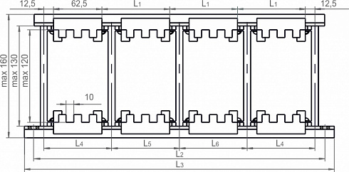Комплект ШН-10х120-2-4-100-П1