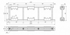 Шинодержатель ШН-10х100-2-3-150-Н1-УХЛ3