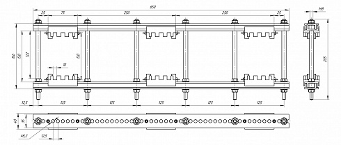 Шинодержатель ШН-10х120-3-3-250-П2-УХЛ3