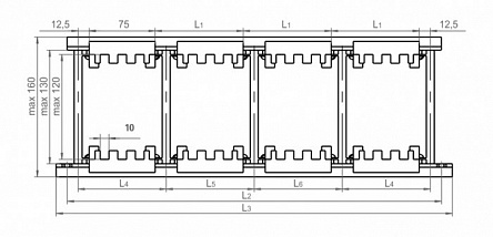 Комплект ШН-10х120-3-4-150-П1