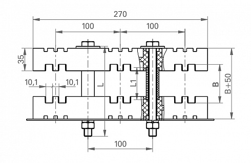 Шинодержатель ШНП-2-10х50