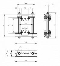 Шинодержатель ШН-8х80-1-1-75-П2-УХЛ3