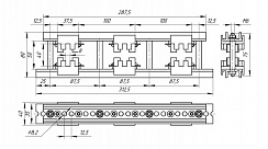 Шинодержатель ШН-8х40-1-3-100-П1-УХЛ3