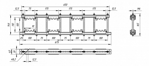 Шинодержатель ШН-10х100-3-4-175-П2-УХЛ3