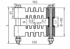 Шинодержатель ШНП-4-5х80