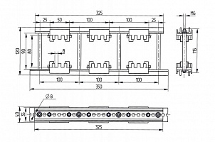 Шинодержатель ШН-8х80-2-3-100-П1-УХЛ3