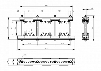 Шинодержатель ШН-8х80-2-3-100-П2-УХЛ3