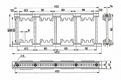 Шинодержатель ШН-10х120-2-4-100-Н1-УХЛ3