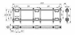 Шинодержатель ШН-8х100-1-3-250-П2-УХЛ3