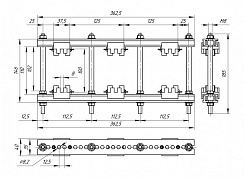 Шинодержатель ШН-8х100-1-3-125-П2-УХЛ3