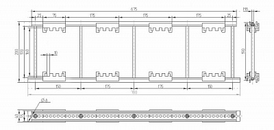 Шинодержатель ШН-10х160-3-4-175-Н1-УХЛ3