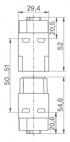 Розетка РПМ-100-2