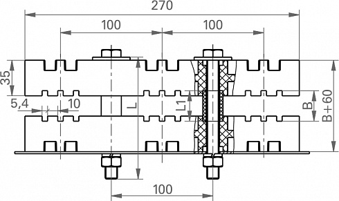 Шинодержатель ШНП-2-5х60