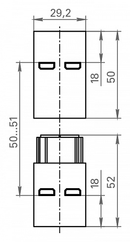 Розетка РПМ-100-2А/35