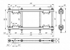 Шинодержатель ШН-8х120-2-2-250-П2-УХЛ3