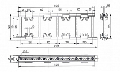 Шинодержатель ШН-10х100-1-4-100-П1-УХЛ3