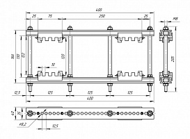 Шинодержатель ШН-10х120-3-2-250-П2-УХЛ3