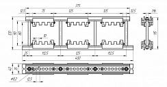 Шинодержатель ШН-10х80-3-3-125-П1-УХЛ3