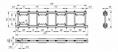 Шинодержатель ШН-10х100-3-4-175-П2-УХЛ3