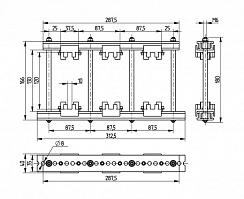 Шинодержатель ШН-10х120-1-3-87,5-П2-УХЛ3