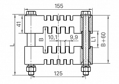 Шинодержатель ШНП-4-10х30