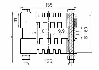 Шинодержатель ШНП-4-10х30