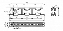 Шинодержатель ШН-5х40-1-3-100-П1-УХЛ3